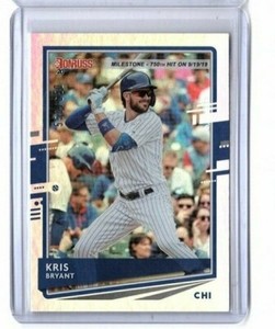 2020 Panini Donruss Holo Foil Kris Bryant 558/650 Chicago Cubs