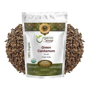 Organic Way Green Cardamom Seeds (16 oz - 1 lbs) - Picture 1 of 1