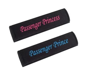 Passenger Princess Prince Seat Belt Pad Shoulder Cover Cushion Baby Girls Gift - Picture 1 of 2