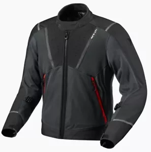 GIACCA ESTIVA JACKET TRAFORATA MOTO REV'IT AIRWAVE 4 NERO ANTRACITE TG S - Foto 1 di 2