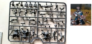LES GROGNARDS INFANTRY DEATH FIELDS MINIATURES /GRAPPE/SPRUE WARGAMES ATLANTIC - Picture 1 of 1