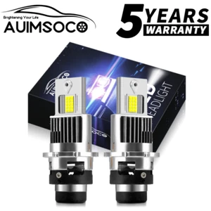 2X D2S D2R LED Headlight Bulb Replace HID Xenon Super White 8000K Conversion Kit - Picture 1 of 13