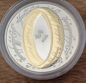 New Zealand 2003 Proof LORD OF THE RINGS Silver $1 Stunning Example Of This Coin - Picture 1 of 14