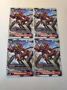 Digimon - Magnakidmon BT6-017 R Double Diamond NM x4 - Picture 1 of 1