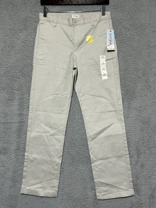 Cat & Jack Boys Size 14 Straight Husky School Uniform Chino Pants Vintage Khaki - Picture 1 of 14
