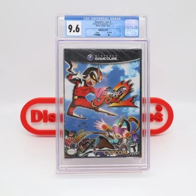 Nintendo GameCube VIEWTIFUL JOE 2 II - CGC GRADED 9.6 A+! NEW & Factory Sealed! - Image 1 of 4