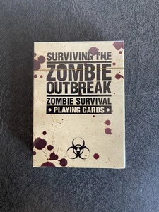 NEW Surviving The Zombie Outbreak Zombie Survival Playing Cards Deck SEALED - Picture 1 of 6