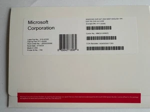 Microsoft Windows Server 2022 Datacenter 24 Core DVD & Lizenzschlüssel (NEU&VERSIEGELT) - Bild 1 von 2