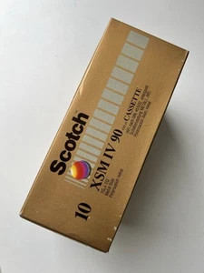 10 X SCOTCH XSM IV 90 metal audio cassette blank tape sealed Made in Japan Type - Picture 1 of 2