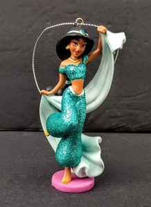 Disney Princess Jasmine From Aladdin Sparkle Glitter Christmas Tree Ornament - Picture 1 of 7