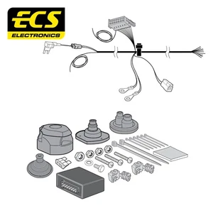 Cableado eléctrico específico para barra de remolque ECS de 13 pines para Vauxhall Mokka X 2016 en adelante - Imagen 1 de 7