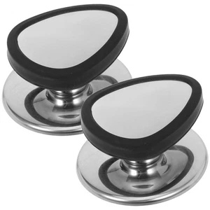2pcs Cookware Lid Knobs: Stainless Steel Pot Handle Replacement for Pan Covers - Picture 1 of 12