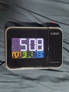 La Crosse Technology Projection Alarm Clock with Indoor Temp - - Picture 1 of 2