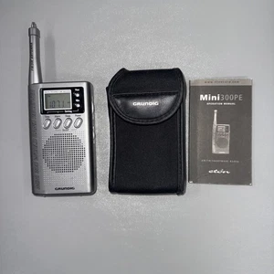 Eton/Grundig Mini 300PE Silver Handheld Compact Shortwave AM/FM Radio PARTS ONLY - Picture 1 of 16