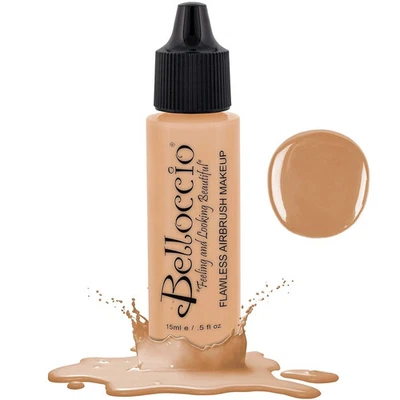 Base de maquillaje con aerógrafo cosmético Belloccio's BUFF Profess botella de 0,5 oz ¡NUEVA! Foto 1 de 4