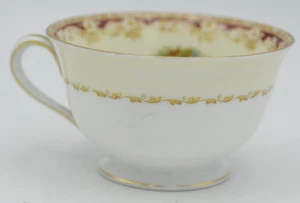 VTG 1930’s NORITAKE Oradell #588 Tea Cup No Flaws Flowers, Red & Yellow Edge - Bild 1 von 10