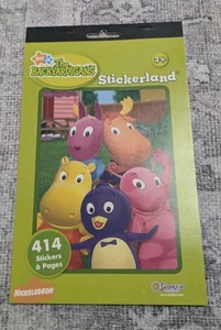 NEW Nick Jr The Backyardigans Stickerland 414 Stickers UNIQUA PABLO TASHA TYRONE - Picture 1 of 3