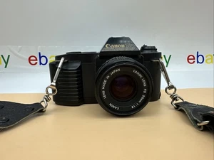 Canon T50 35mm SLR Film Camera W/ 50mm f/1.8 Lens-not Tested-B6A1-1 - Picture 1 of 7
