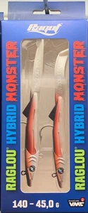 RAGLOU HYBRID MONSTER  CM 140 GR . 45 COLORE GRL RAPALA CONFENZIONE DA 2 PEZZI T - Foto 1 di 1
