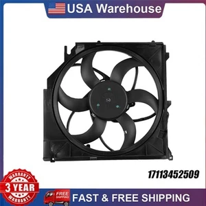 Radiator Cooling Fan Assembly For BMW X3 E83 2.5L 3.0L 2004-2011 17113452509. - Bild 1 von 9