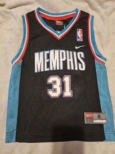 Camiseta deportiva Shane Battier Memphis Grizzlies NBA vintage equipo Nike niño pequeño talla 6 rara - Imagen 1 de 10
