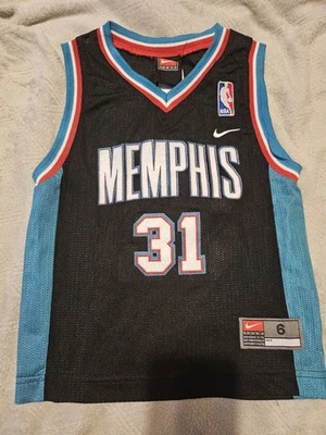 Shane Battier Memphis Grizzlies NBA Vintage Nike Team Toddler Jersey Size 6 Rare - Image 1 of 4