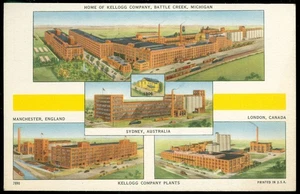 KELLOGG COMPANY PLANTS POSTCARD - Picture 1 of 1