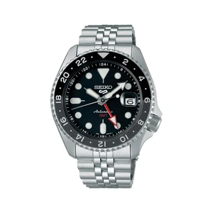 Herrenuhr Seiko 5 Sports Automatik mit Sichtboden GMT 10BAR wasserdicht SSK001K1 - Bild 1 von 9