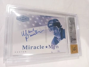 2004-05 Legendary Signatures Mark Pavelich Beckett Graded 8 Nm-mt Auto 10 - Picture 1 of 3