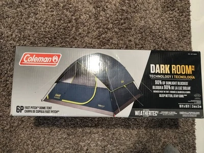 Купольная палатка для темной комнаты Coleman 1262673 на 6 человек 10 футов x 10 футов - Изображение 1 из 4