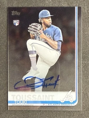 2019 Topps Clearly Authentic Auto - Touki Toussaint #CAA-TT - Image 1 of 3