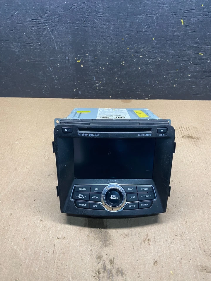 2011 to 2015 Hyundai Sonata Am Fm Cd Player Radio Receiver Q7315  DG - Image 1 of 4