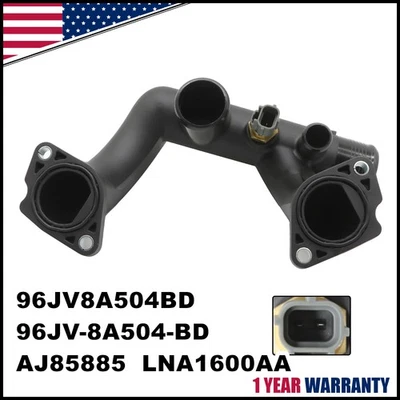 For Jaguar Vanden Plas, XJ8, XJR, XK8 Coolant Outlet Pipe AFTERMARKET AJ85885 - Image 1 of 4