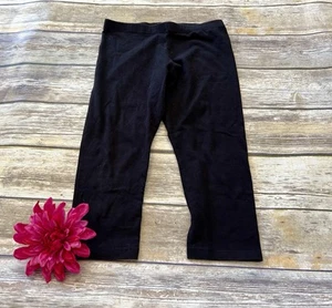 BLACK CROP LEGGING-10/12 - Picture 1 of 2