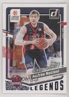 2023-24 Panini Donruss EuroLeague Legends Purple Press Proof /249 Andres Nocioni - Image 1 of 2