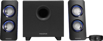 Insignia - Sistema de altavoces iluminados Bluetooth 2.1 (3 piezas) - Negro Foto 1 de 4