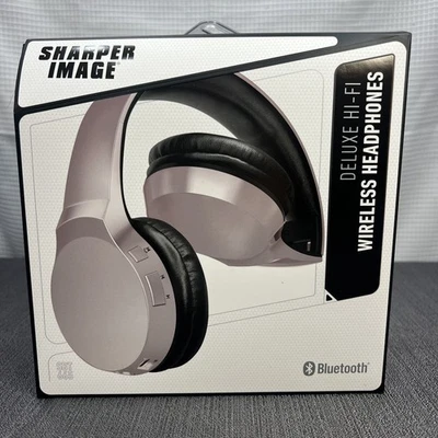 New Sharper Image SBT665 Deluxe Hi-Fi Wireless Bluetooth Headphones 2018 - Image 1 of 4