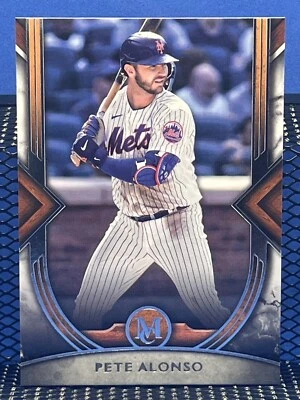 2022 Topps Museum Collection PETE ALONSO New York Mets Base 51 - Image 1 of 2