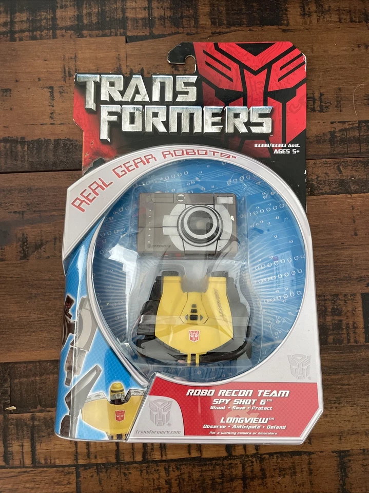 Transformers Real Gear Robots Robo Recon Team Spy Shot 6 & Longview Movie 1 MISB - Image 1 of 3