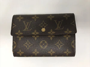 Louis Vuitton Porto Tresor Etuy Papier Monogram Trifold Geldbörse SP3998 - Bild 1 von 11