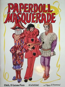 1987 Paperdoll Masquerade • Uncut Paper Dolls • Peggy Jo Rosamond - Picture 1 of 8
