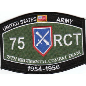 75th Regimental Combat Team Military Occupational Specialty MOS Rating Patch - Bild 1 von 6