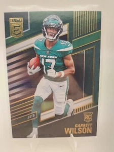 2022 Panini Donruss Elite - Rookies Garrett Wilson #118 Green (RC) - Picture 1 of 3