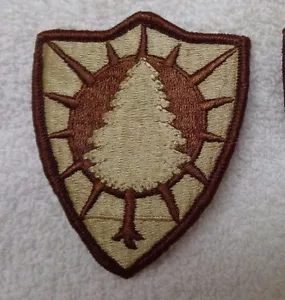 ARMEE PATCH, MAINE ARMY NATIONAL GUARD HAUPTQUARTIER, DESERT - Bild 1 von 1