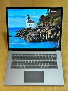Microsoft Surface Laptop 3 15" 16GB 512GB AMD Ryzen 7 3780U Platinum - Picture 1 of 6