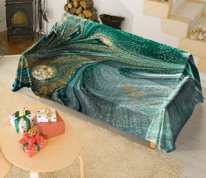 3D Dark Green G02 Sofa Cover High Stretch Lounge Slipcover Protector Couch Cover - Bild 1 von 5