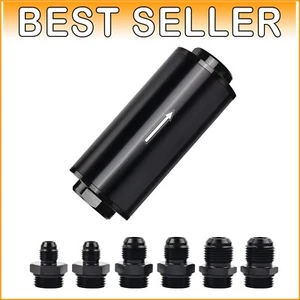 Durable 10 Micron Fuel Filter for Gasoline, Diesel & E85 - AN6/AN8/AN10 Equipped - Foto 1 di 9