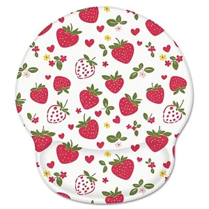 Ergonomic Mouse Pad Wrist Support Strawberry Mouse Pads with Wrist Rest Cute ... - Picture 1 of 5