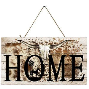 Western Home Printed Handmade Sign - Picture 1 of 2