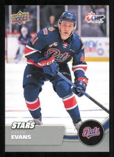 2021-22 Upper Deck CHL #331 Ryker Evans